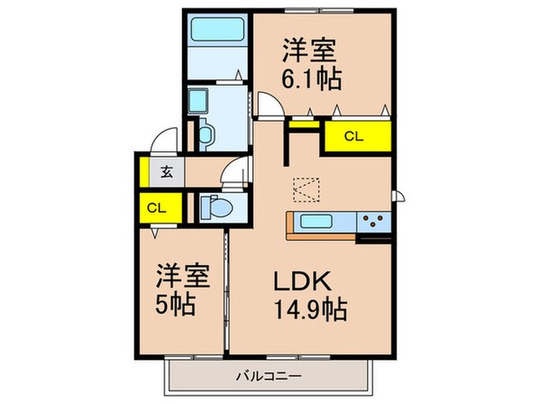 ドラセナの物件間取画像